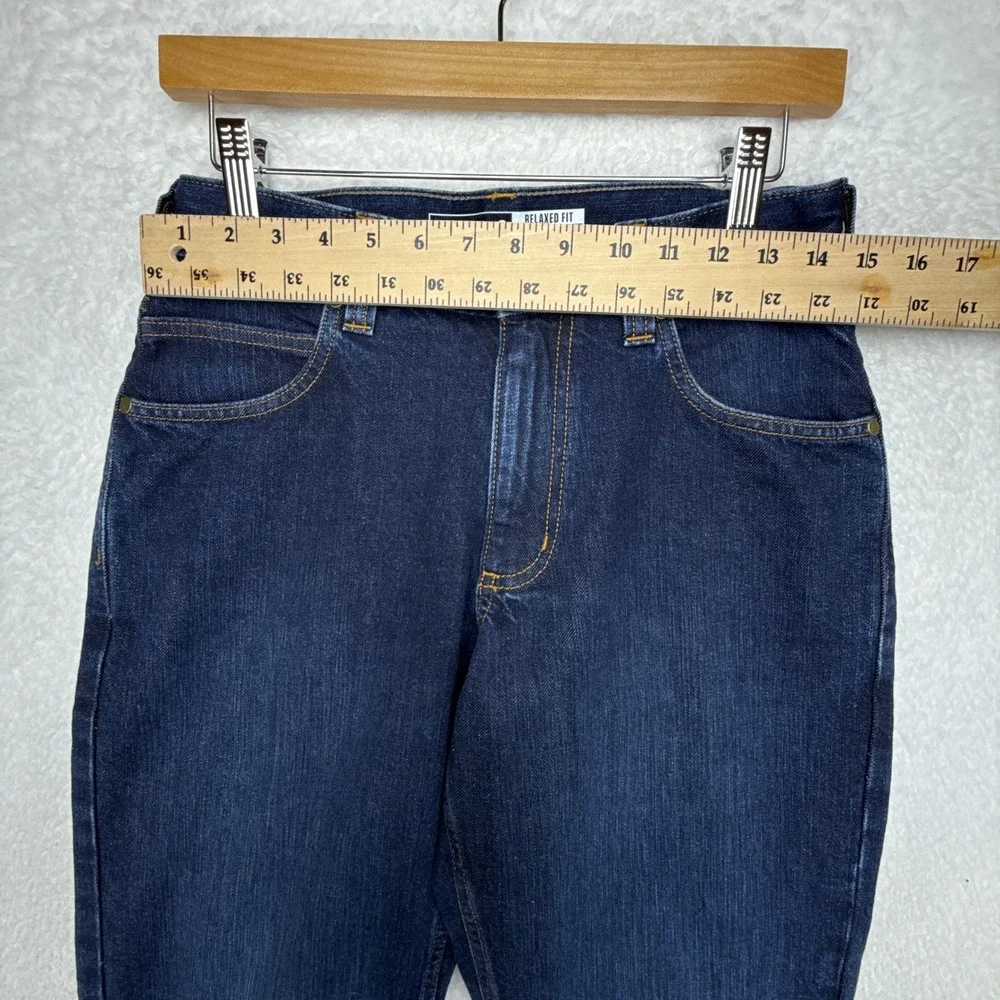 Carhartt BD5119-M Relaxed Fit 5-Pocket Jeans Mens 29x32 Dark Wash Blue Denim NWT